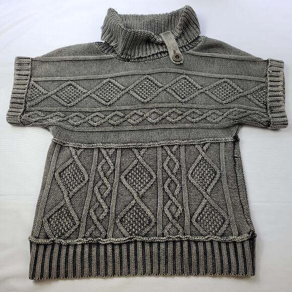Textured Chunky Grey Sweater by Nine West Jeans size Medium - Picture 1 of 8